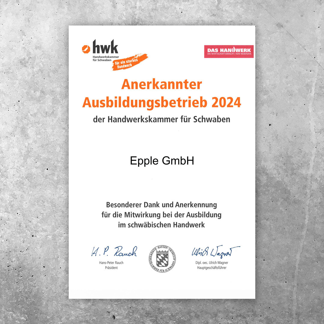230302 HWK Urkunde Ausbildungsbetrieb 2023 slide 01