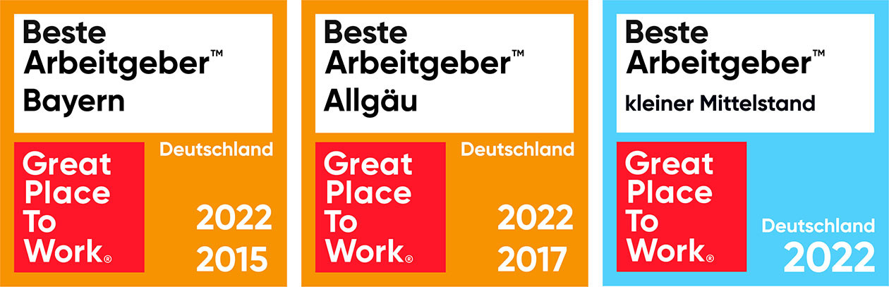 Beste Arbeitgeber Allgäu 2022